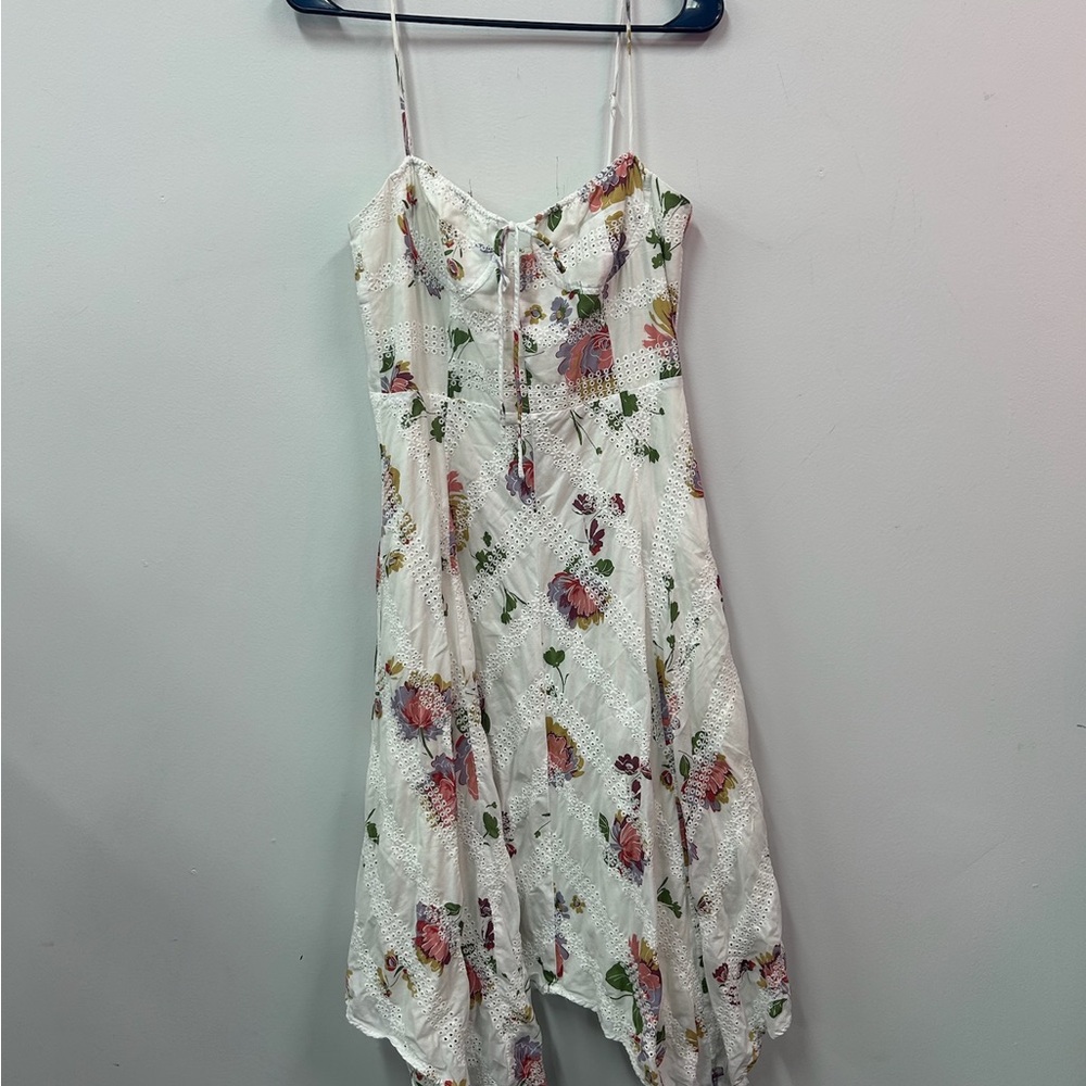 Wayf Floral Midi Dress Size Medium